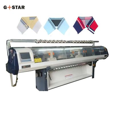 Customize Your Collars and Cuffs with Our Single Carriage Jacquard Knitting Machine