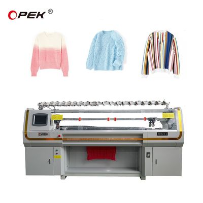 8gg Gauge Computerized Flat Knitting Machine for Sweaters Single Double Three System