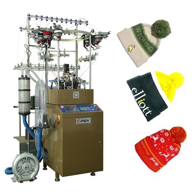 Durable Performance Fully Computerized Beanie Hat Cap Knitting Machine with 1kw Motor