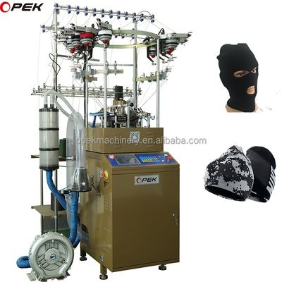 160N-360N Needles Single Jersey Jacquard Cap Making Machine for 500 Pcs/day Production