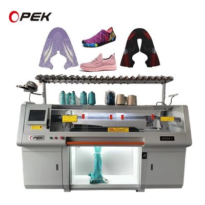 High Speed and Jacquard Capabilities of Opek Computerized Shoe Upper Knitting Machine