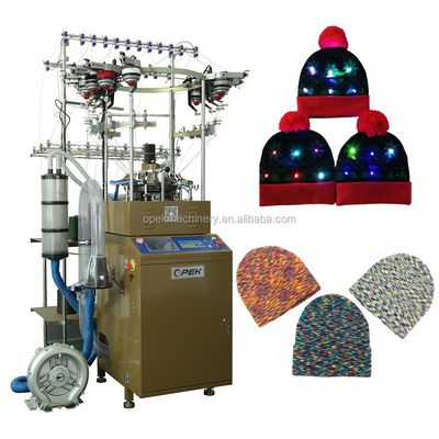 Computerized OPEK365 Cap and Hat Knitting Machine with ETL Certification