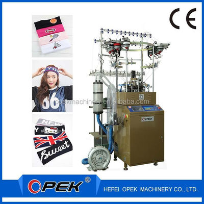 Highly Yellow Circular Knitting Hair Band Making Machine Fully Computerized Control