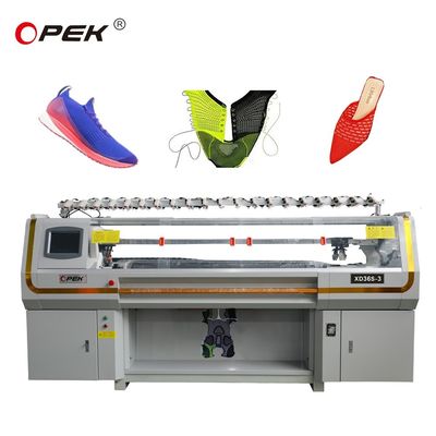 Fully Computerized 3D Flyknit Shoe Upper Knitting Machine 800 KG Production Capacity