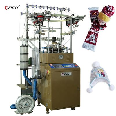 Opek High Speed Single Knitting Method Computerized Hat Knitting Machine for Hat Making