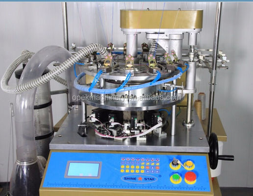 Fully Auto Alarm Digital Knitting Machine for Knitted Hat Scarf in Warp Style