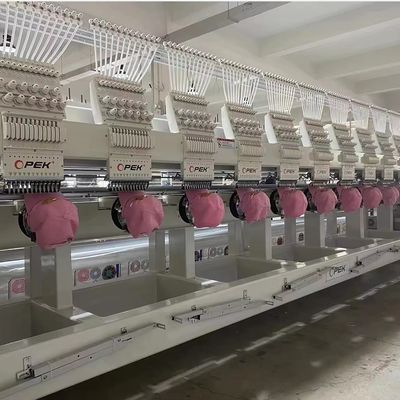 652*150cm Worktable Size Tajima 12 Head Embroidery Machine for Hat and Finished Garment