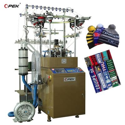 Single Knitting Method OPEK Knitting Machine for jacquard type Wool Hat
