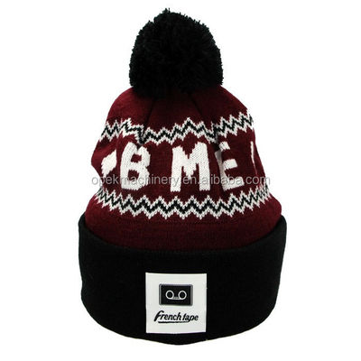 Single Knitting Method OPEK Knitting Machine for jacquard type Wool Hat