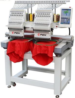 Multi-functional 450W Embroidery Machine for Hat Cap T-shirt Garment in Flat Design