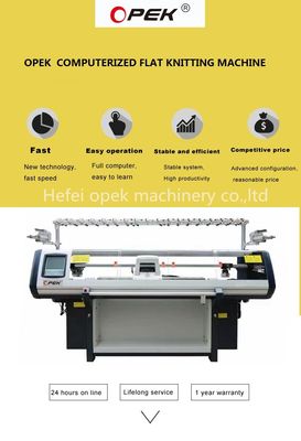 Computerized Flat Knitting Machine for Fully Jacquard Sweater