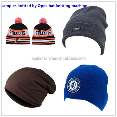 1 W OPEK High Speed Jacquard Hat Knit Machine Auto Lubrication for Seamless Operation