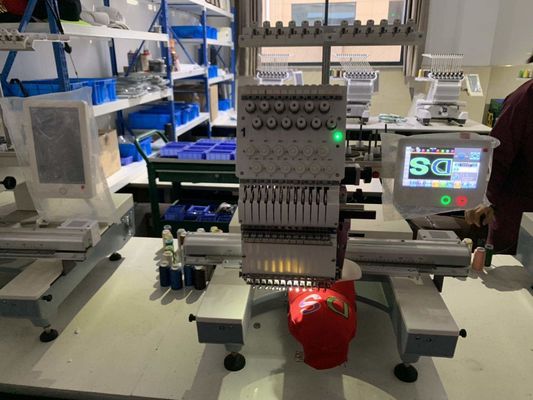 Multifunctional 6 Needle Single Head Embroidery Machine for Versatile Needles 9/12/15