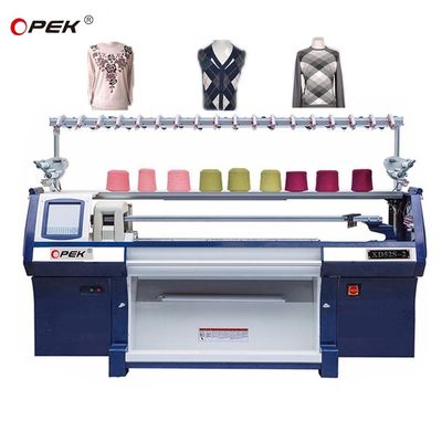 Fully Jacquard Single Carriage Three System Fully Automatic Flat Knitting Technology