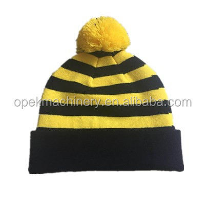 325KG 1KW Single &amp; Double  High Speed Beanie Knitting Machine With Auto Lubrication