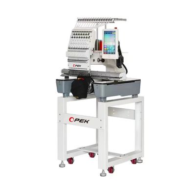 accuracy OPEK 15 Colors Single Head Computerized Embroidery Machine for Industrial