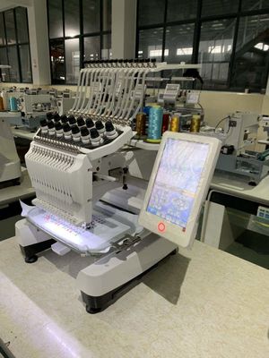 accuracy OPEK 15 Colors Single Head Computerized Embroidery Machine for Industrial
