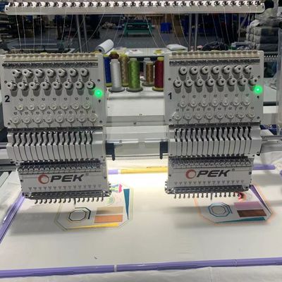 KOBAN Rotary Hook High Speed 2 Double Heads Computerized Embroidery Machine for Flat Embroidery on Hats