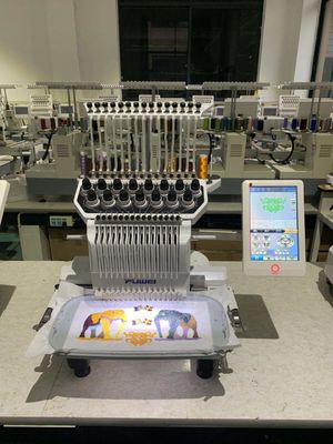 Manufacturing 300W Single Head Embroidery Machine with Built-in Universal Power Supply