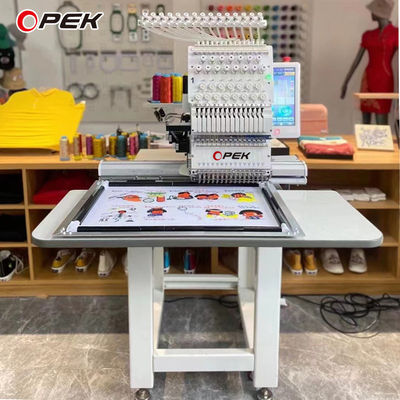 Computerized OPEK High Speed Multi Function Cap T-Shirt Garment Embroidery Machine