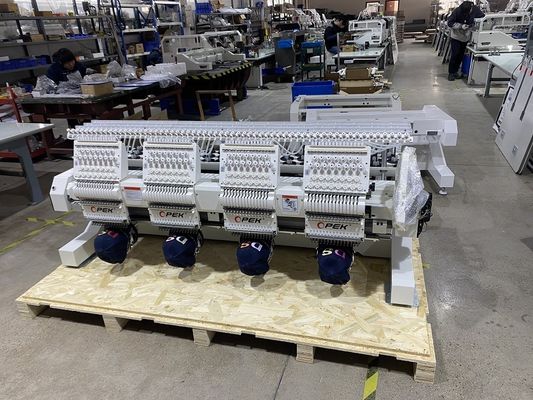 2 Head Computerized Embroidery Machine for Cap Garment Flat Embroidery High Competitio