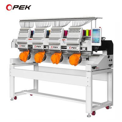 Upgrade Your Embroidery Business with 4 Heads 12 Needles Flat Embroidery Machine