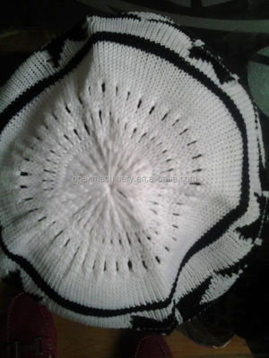Fully Fashion Muslim Hat Cap Knitting Machine with 1KW Power and Automatic Function