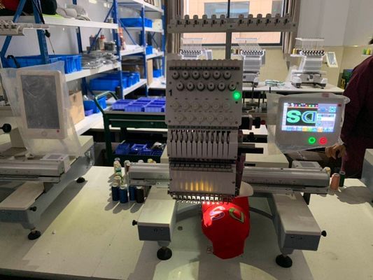 4 Head 3 2 Single Head Computerized Embroidery Machine with Worktable Size 210*110cm