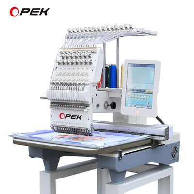 Home Flat Cap Hat T-shirt Computer Embroidery Sewing Machine with Other Head Interval