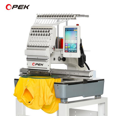 Flat Cap Hat T-shirt accuracy Computerized Embroidery Machine for OPEK T shirt Garment