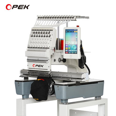 Flat Cap Hat T-shirt accuracy Computerized Embroidery Machine for OPEK T shirt Garment