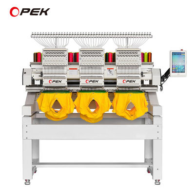 OPEK T-shirt Embroidery Machine with Dahao A15 Computer and Maximum Speed of 1200 RPM