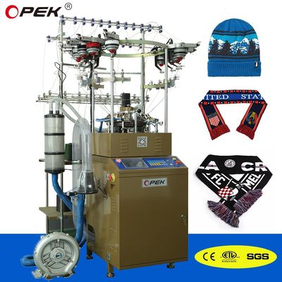 2 System Computerized Jacquard Sweater Hat Scarf Knitting Machine for Garment Shops