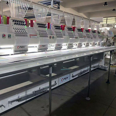 High Speed Industrial Automatic Flat Embroidery Making Machine with Dahao 528 Computer