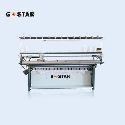 Single Carriage Semi Automatic Flat Knitting Machine with Three Systems 2790*2010*940mm
