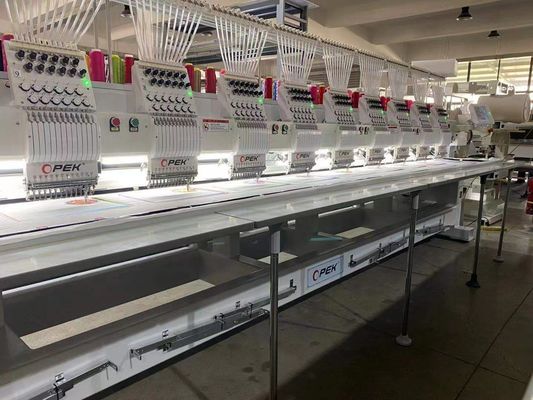 High Speed 6 Heads 12 15 Needles OPEK Computerized Embroidery Machine for Embroidering