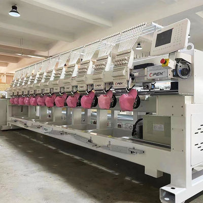 Computerized High Speed Multi Heads Embroidery Making Machine with 400mm Head Interval