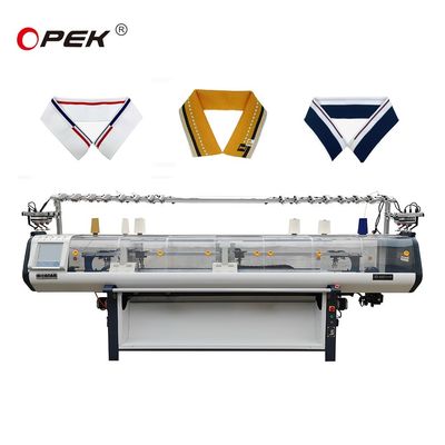 Opek 2023 Flat Knitting Machine for Collars within Multi-gauge 3-5-7 at Garment Shops