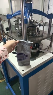 High Speed 4 Feeders Computerized Knee Cap Knitting Machine with 4 Color Jacquard