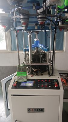 High Speed 4 Feeders Computerized Knee Cap Knitting Machine with 4 Color Jacquard