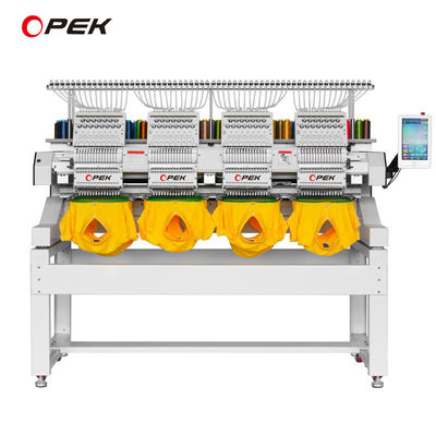 600W power  4 Head 615 KG Automatic Flat Embroidery Machine