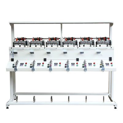 1000RPM/Min Knitting Speed Six Heads Textile Yarn Winding Machine for Easy Operation
