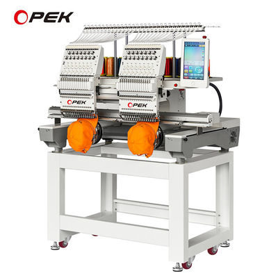 4 Head 3 2 Single Head Computerized Cap Embroidery Machine with change Automatic color