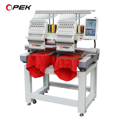 Newest Design 2 Head Computerized Embroidery Machine with 400*450 Embroidery Area