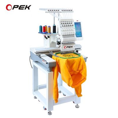 OPEK Single Head Embroidery Machine 12 15 Needles Cap Embroidery Machine