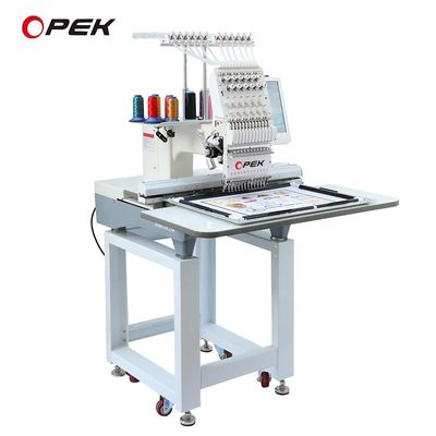 OPEK Single Head Embroidery Machine 12 15 Needles Cap Embroidery Machine